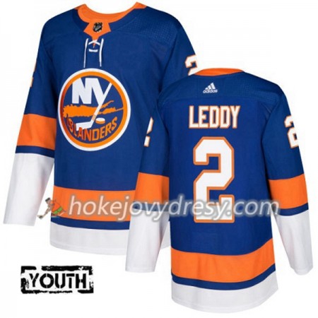 Dětské Hokejový Dres New York Islanders Nick Leddy 2 Adidas 2017-2018 Modrá Authentic